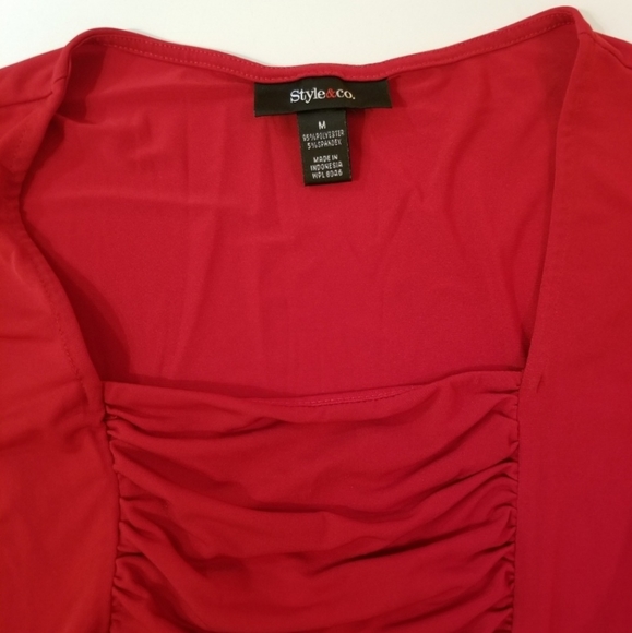 Style & Co. Ruched Top - Picture 4 of 5